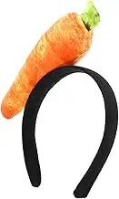 SHOWERORO Carrot Tiara Headband Vegetable Head Band Carrots Carrot Hair Hoops Headwear for Easter Photo Props for Photo Booth Easter Hair Accessory Unique Cosplay Prop Pp Cotton