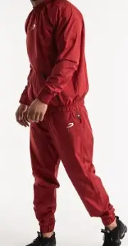 NEW w/TAGS BOXRAW HAGLER SAUNA SUIT—PULLOVER & PANTS SET—SIZE 2XL in RED