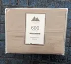 New Twin XL Sheet Set 100% Egyptian Cotton 600 Thread Count in Taupe