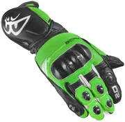 Berik ST-Evo Motorcycle Gloves, black-green, Size 3XL for Men Black Green