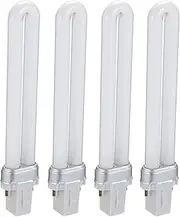 Daseeme UV LED Lamp Tube Light Bulb 9W Curing Lamp Replacement Double Light Source for Nail Art Dryer