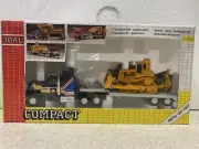 Joal 1:50 Scale Heavy Duty Transport Tractor w/ CAT D10 Bulldozer - New In Box