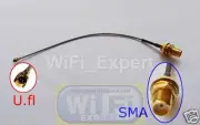 U.fl IPX to SMA Male Pigtail Cable For WIFI Wireless Choose from 4-20 INCHES USA