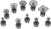 Parliky 20Pcs Auto Dent Removal Kit Glue Dent Puller Tabs for Paintless Repair Restore Vehicle Body for Cars Trucks and Suvs Restoration Tool