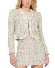 Alice and Olivia Peyton Tweed Jacket