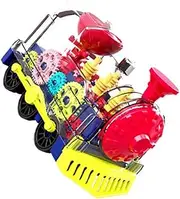 KOMBIUDA Educational Train Plaything with Lights and Music Intelligent Universal Walking Safe for Toddlers No Battery Needed