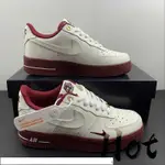 【HOT】 NIKE AIR FORCE 1 LOW 白紅 空軍 40週年 休閒 運動 男女款 DQ7582-100