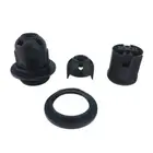 Small Screw E27 Light Bulb Lamp Holder Pendant Socket Lampshade Ring= ❤LT