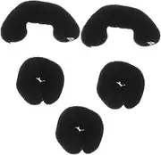 SAFIGLE 5pcs Bun Maker for Soft Hair Donut Shaper for Thick Long Hair Versatile DIY Accessories for Ballet Dance Everyday Styles