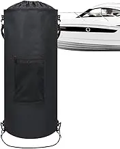 Boat Garbage Can - Camp Trash Can | 11-15 Gal Drawstring Holder Folding Container Waterproof for Truck Camping Road Travel Outdoors