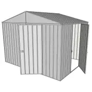 Build-a-Shed 3.0 x 2.3 x 2.3m Gable Single Hinged Side Door Shed - Zinc