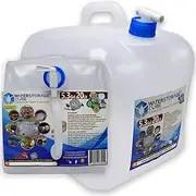 WaterStorageCube, BPA Free Collapsible Water Container with Spigot, Camping Water Storage Carrier Jug for Outdoors Hiking Hurricane Emergency, Foldable Portable FDA Water Canteen 1.3/2.6/5.3 Gallon