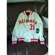Roots of Fight Dominique Wilkins Atlanta #21 Stadium Jacket