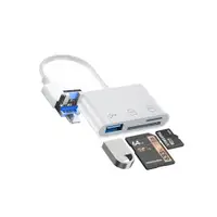 在飛比找ETMall東森購物網優惠-蘋果讀卡器多功能合一相機sd卡TF儲存卡u盤MS卡XD卡CF