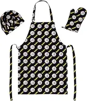 THE NORTHWEST COMPANY NFL Unisex-Adult 3-Piece Apron, Oven Mitt and Chef Hat Set