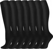Compression Socks, (7 Pairs) for Men & Women 15-20 Mmhg Is Best for Athletics, R