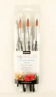 *Princeton Aqua Elite Series 4850 Synthetic Kolinsky Watercolor Paint Brush Set