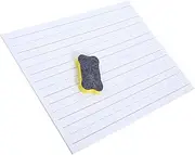 Ruled Dry Erase Lapboard Small White Board with Lines Portable Whiteboard with Eraser for Kids Learning Writing Graffiti