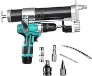 Grease Nozzle Connection, Cordless High Pressure Grease, Compatible with All Kinds of Hand Drills, Chuck Diameter 10Cm, 12000Psi, 600Cc Capacity, for Machinery