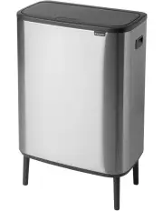 [Brabantia] Bo Hi Bin 60L FPP Matte Steel in Silver