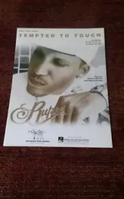 Tempted To Touch by rupee 2004 Sheet Music NEW NOS