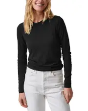 Buck Mason Cloud Jersey Long Sleeve Slim Crewneck Tee