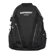 Superdry Mens Mountain Tarp Black Backpack O/S BHFO 1771
