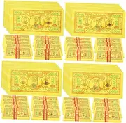 NUOBESTY 4sets Heaven Bank Note Ghost Money Paper Traditional Ancestor for All Ages 350sheets*4