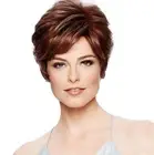 Eva Gabor True Demure GL30-32 Dark Copper Short Wig Heat Friendly Hair HAIRUWEAR