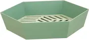 Hoement Plastic Draining Tray Fruit Strainer Colander Multi-purpose Kitchen Basket