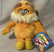 Dr. Seuss The Lorax Licensed Aurora Stuffed Plush NWT