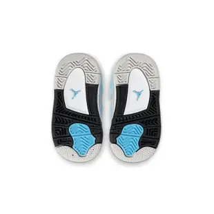 【NIKE 耐吉】Air Jordan 4 Retro University Blue 大學藍 小童鞋 BQ7670-400