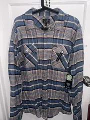 Brixton - Bowery Flannel Shirt - Large - New