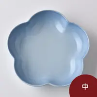 在飛比找PChome24h購物優惠-Le Creuset 花型盤 中 海岸藍