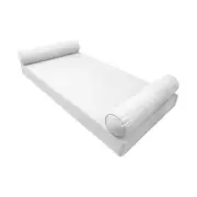 |SLIPCOVER ONLY|S5 Daybed Mattress Bolster Pillow Covers Pipe Trim Crib AD106