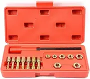 15-Piece Screw Thread Repair Tool Tapping Thread Repair Set Kit Screw Thread Repair Auto Repair Tool Set Easy to carry