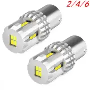 2/4/6 AUXITO 1156 7506 LED Reverse Backup Light Bulb White Canbus Parking DRL (for: Smart)