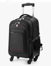 StarCloud 4-Wheel Rolling Backpack 45L (22x14x9 in): 17.3-Inch Roller Travel Bag