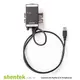 《Shentek》 11011 USB To RS232 Converter Adapter 1 Port FTDI 15KV ESD Industrial Din Rail