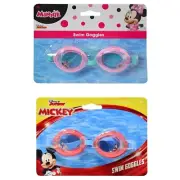 Disney Junior Mickey Mouse or Minnie Mouse Swim Googles - NEW SEALED