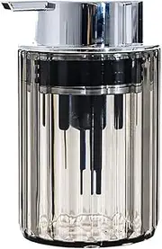 DUOMIAO Plastic Bottle Press Type Mousse Foam Pump Bottle Cleaning Bottle Hand Sanitizer Shampoo Dispenser Soap Liquid Shower Gel Bubble Maker (Transparent)