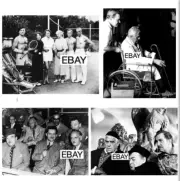 BORIS KARLOFF CANDID PHOTOS LOT (4) 8X10 V PRICE FRANKENSTEIN MUMMY BLACK CAT