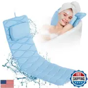 OMYSTYLE Full Body Bath Pillow, Bath Pillows for tub with Mesh Washing Bag an