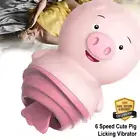 Tongue Licking Vibrator G Spot Vibrating Clitoris Stimulator Massager Sex Toy OZ
