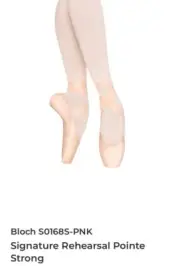 NIB Bloch Signature Rehersal Strong S0168S Pointe Ballet Dance Shoe