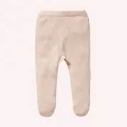 Organic Knitted Legging with Feet - Fairy Floss by Wilson and Frenchy | the memo