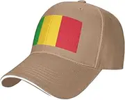 [SSIULUS] Flag of Mali Casquette Cap Hats,Trucker,Baseball Cap with Snapback,Perfect for Summer,Golf