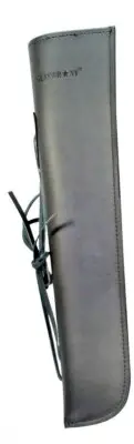 GLASSER BASS BOW QUIVER, BLACK W/ GLASSER NY LOGO