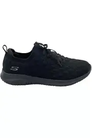 Skechers Ultra Flex Quilted Knit Slip-On Sneaker Black