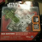NIB Star Wars Box Busters Battle of Naboo & Battle of Hoth